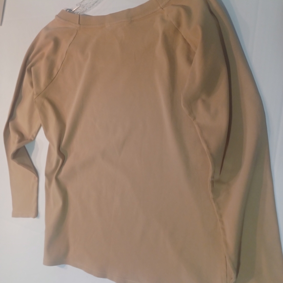 Ralph Lauren Beige Long Sleeve Top - Picture 6 of 7